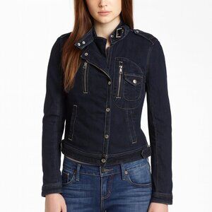 Ralph Lauren Blue Jean Jacket Silver Accents